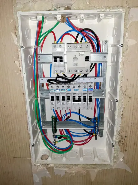 Montagem do quadro elétrico