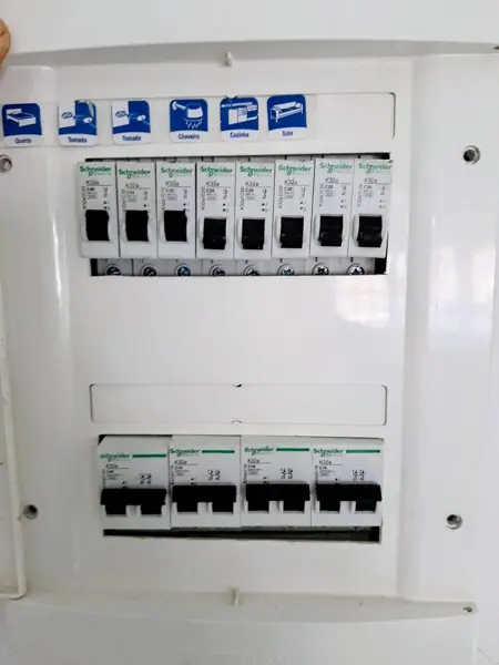 Quadro de distribuição identificado